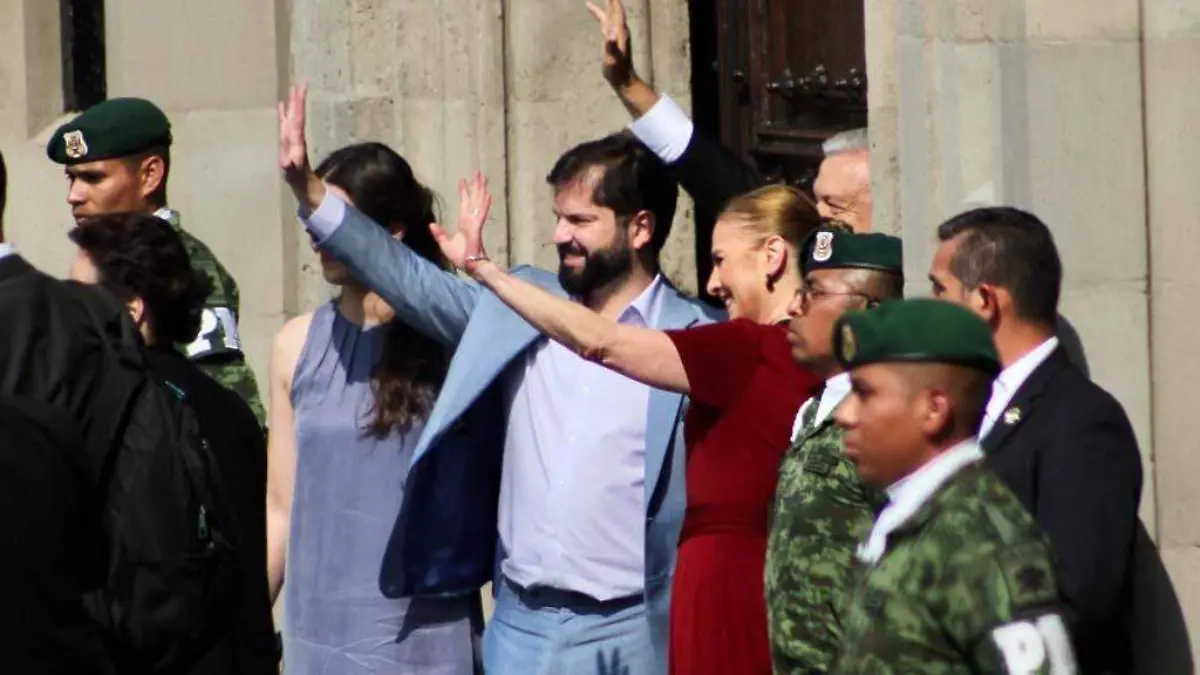 VISITA DEL PRESIDENTE DE CHILE GABRIEL BORIC ROMINA SOLIS (2)